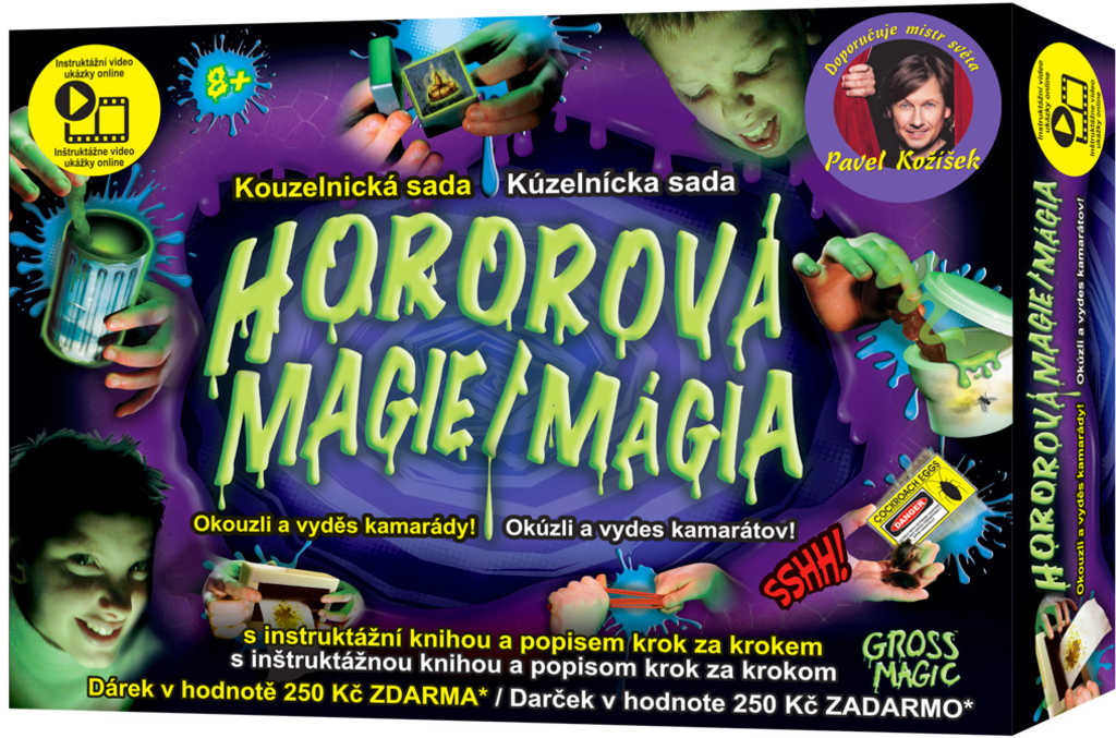 Fotografie Hororová magie kouzelnická sada s dárkem a instruktážní knihou Pavel Kožíšek