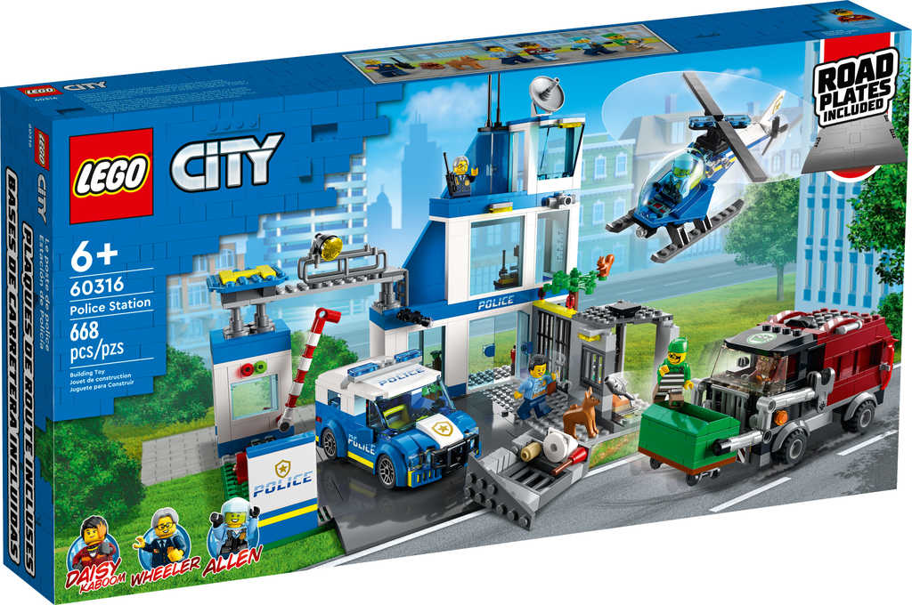 LEGO CITY Policejní stanice 60316 STAVEBNICE