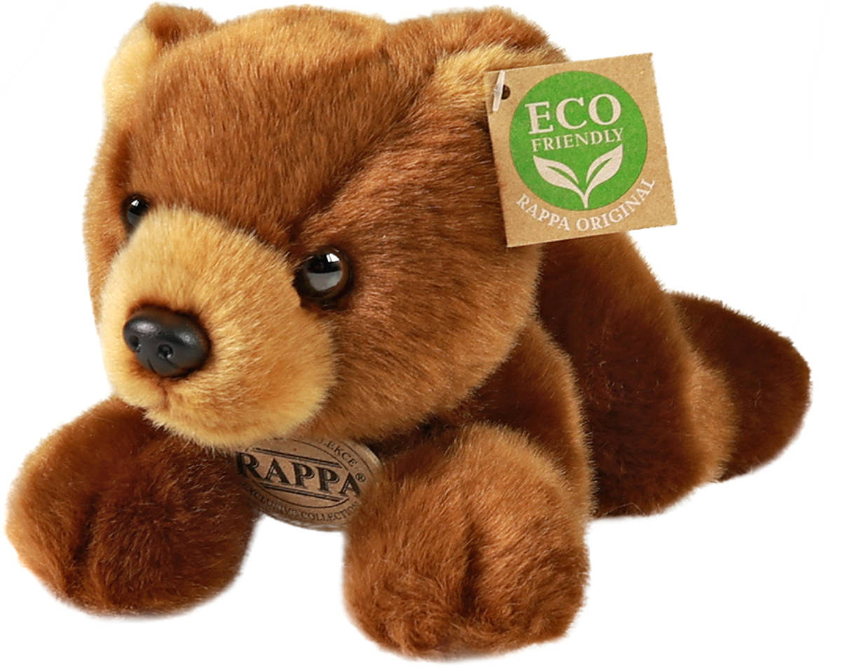 Fotografie PLYŠ Medvěd 20cm ležící Eco-Friendly *PLYŠOVÉ HRAČKY