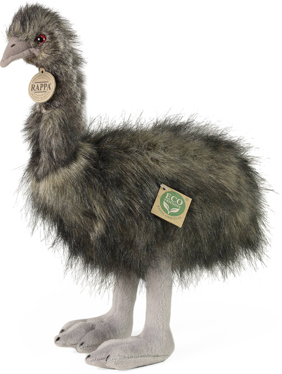 Fotografie PLYŠ Pták pštros 38cm emu Eco-Friendly *PLYŠOVÉ HRAČKY*