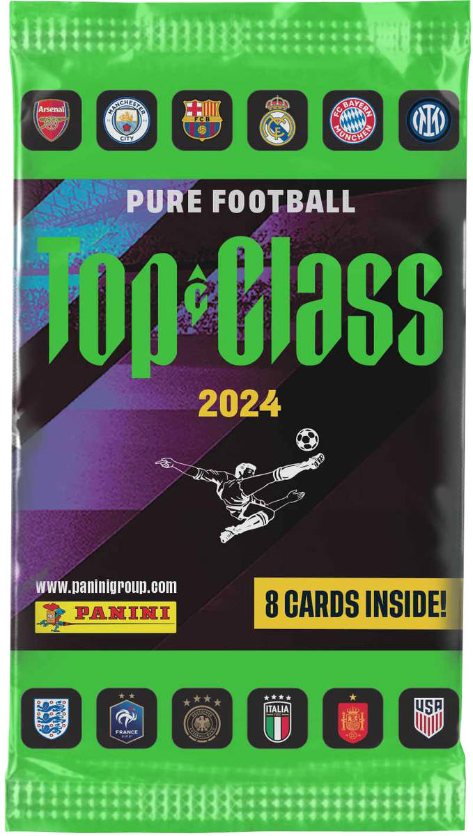 PANINI TOP CLASS 2024 Sběratelské karty Pure Football set 8ks