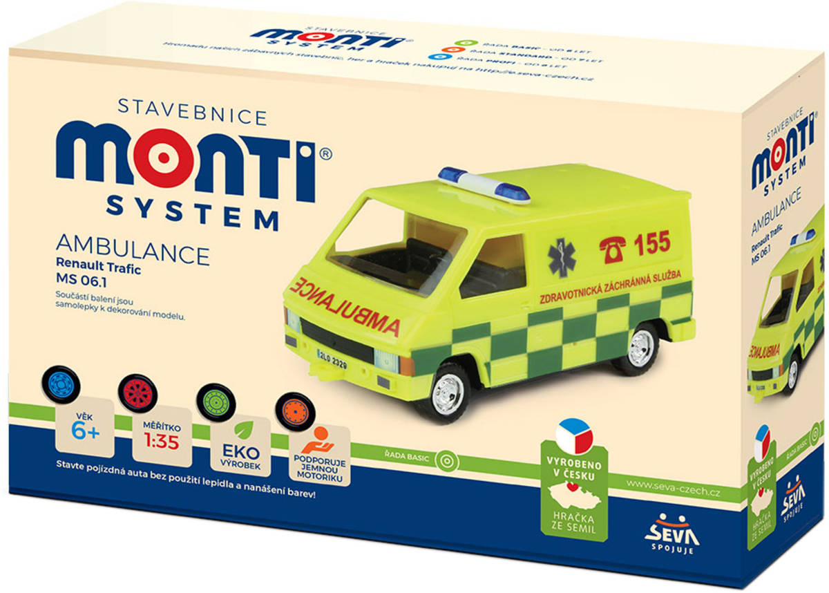 Fotografie SEVA Monti System 06.1 auto žlutá ambulance sanitka MS06 0102-06