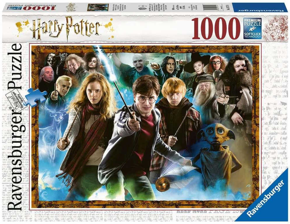 RAVENSBURGER PUZZLE Harry Potter 1000 dílků 70x50cm skládačka