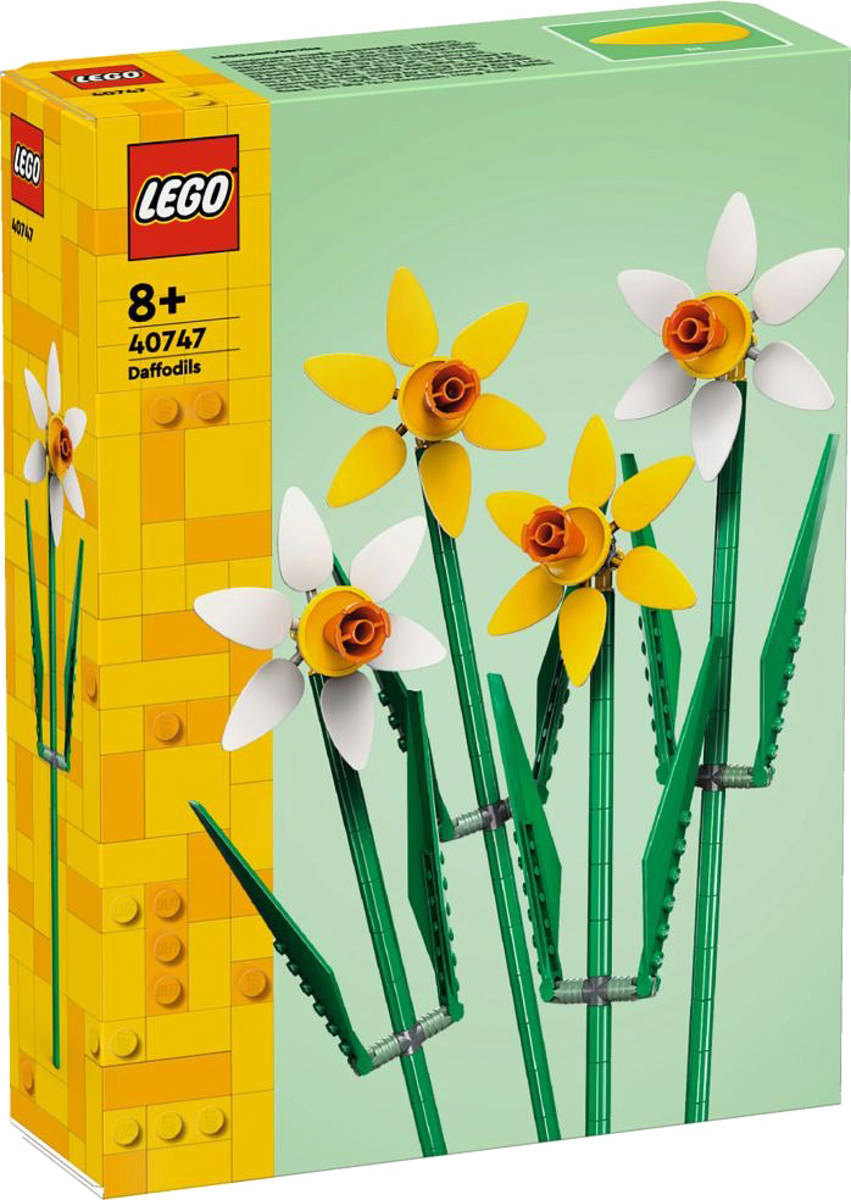 Fotografie LEGO ICONS Narcisy 40747 STAVEBNICE