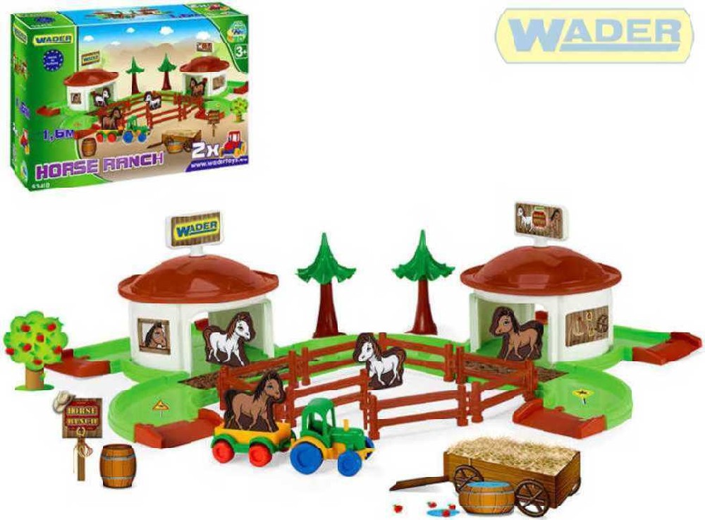 WADER Kid cars 3D Koňský ranč 53410