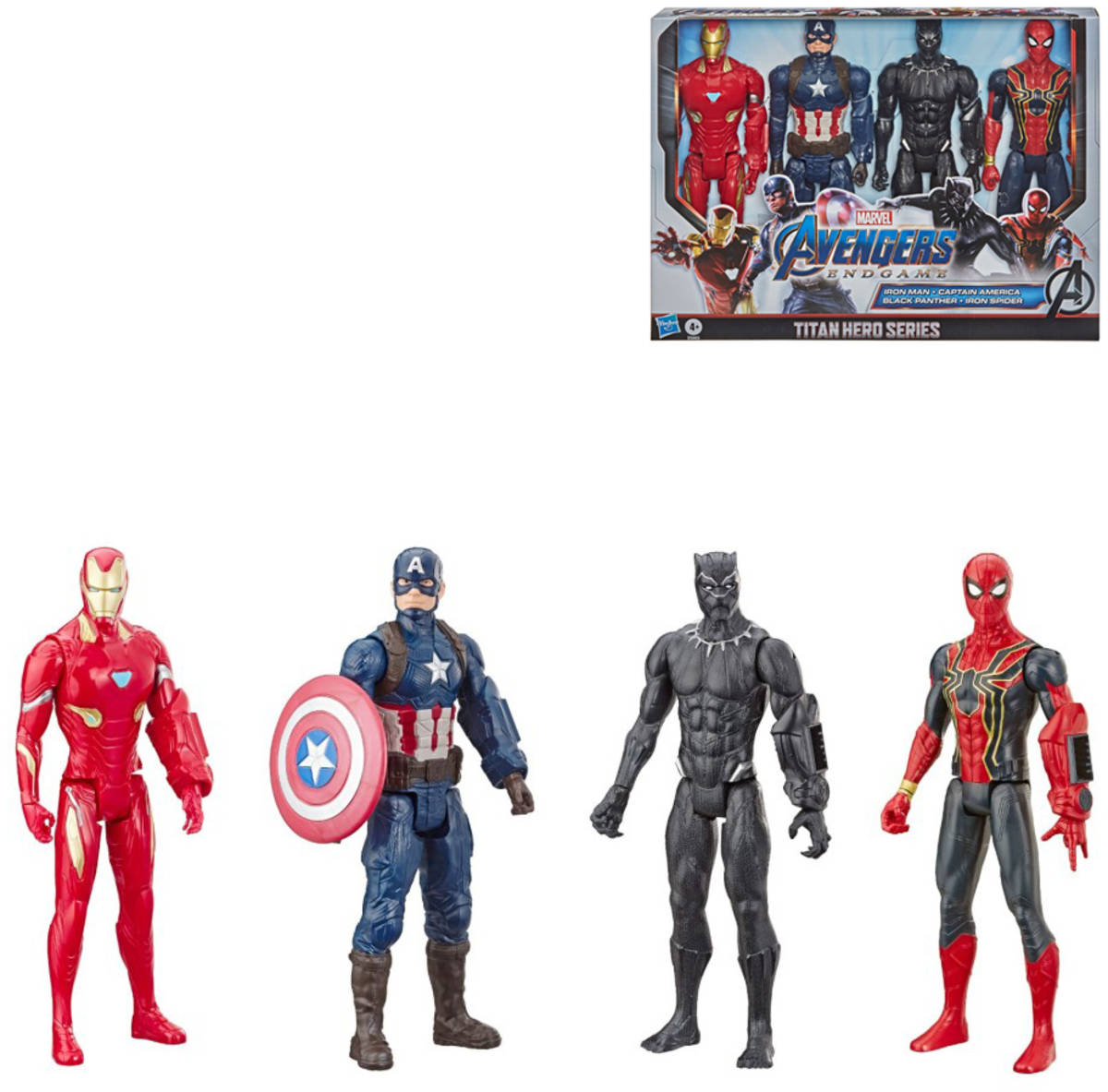 HASBRO Avengers Endgame akční figurky Mravel set 4ks Titan Hero Series