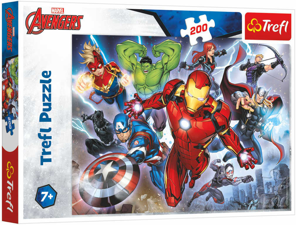 Fotografie Puzzle Disney Avengers, 200 dílků, 48 x 34 cm