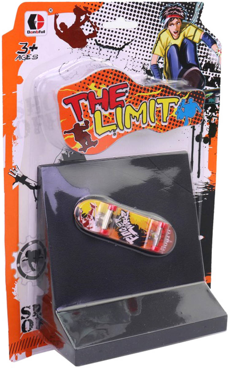 Skateboard prstový herní set s rampou fingerboard plast na kartě