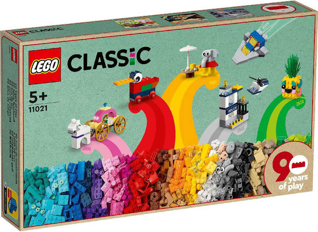 Fotografie LEGO CLASSIC 90 let hraní 11021 STAVEBNICE