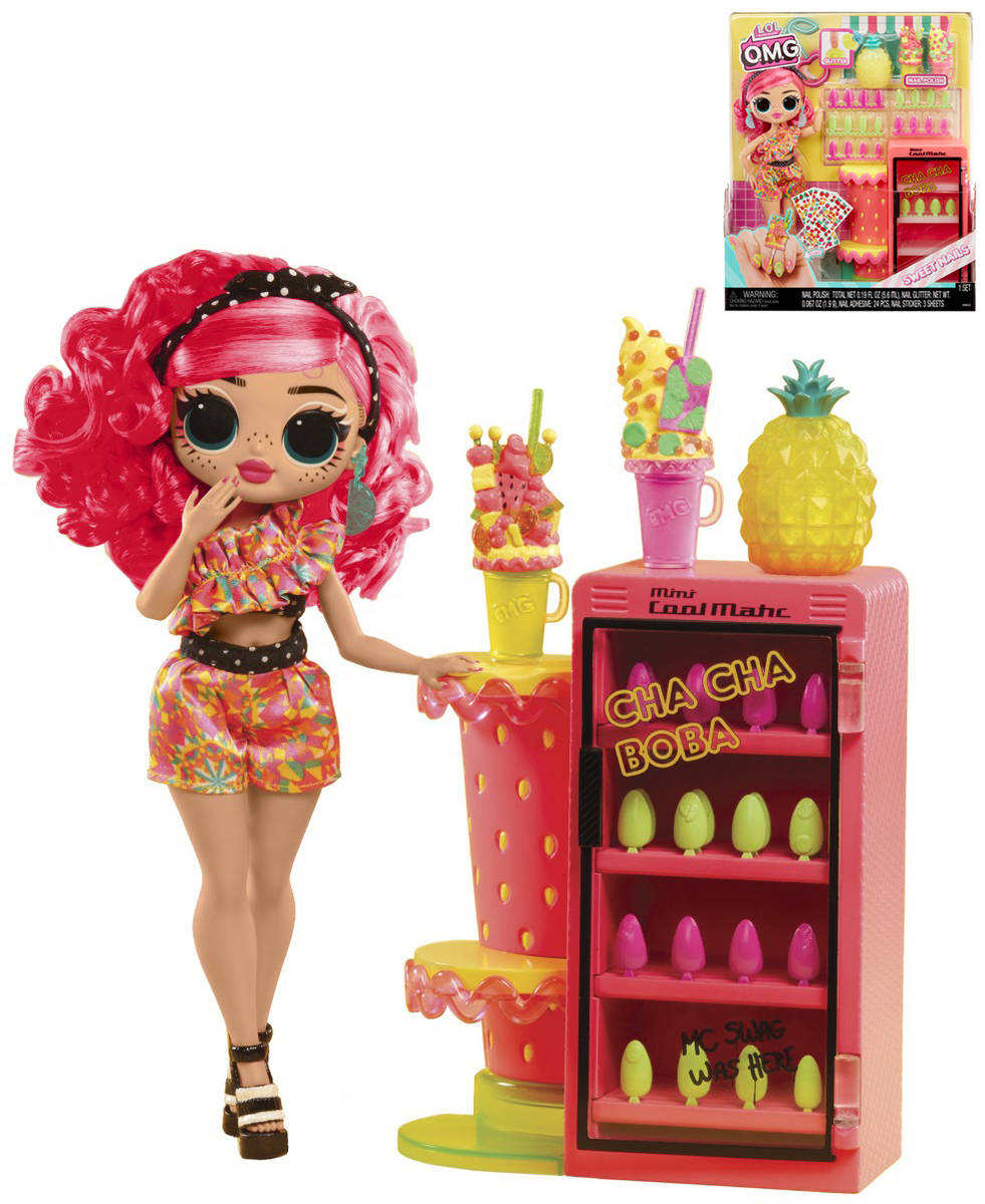 L.O.L. Surprise! OMG Nehtové studio herní set s panenkou Pinky Pops