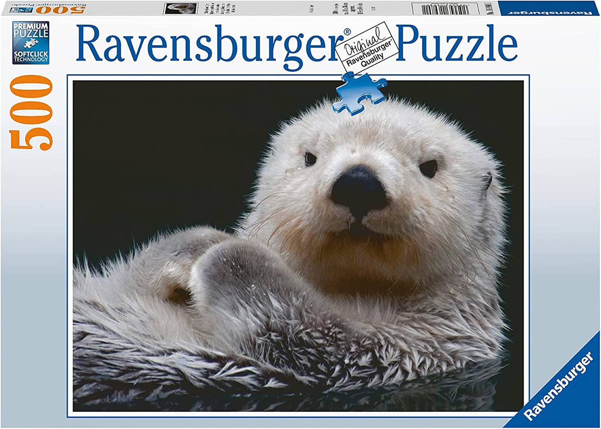 RAVENSBURGER Puzzle Roztomilá malá vydra 500 dílků 49x36cm skládačka