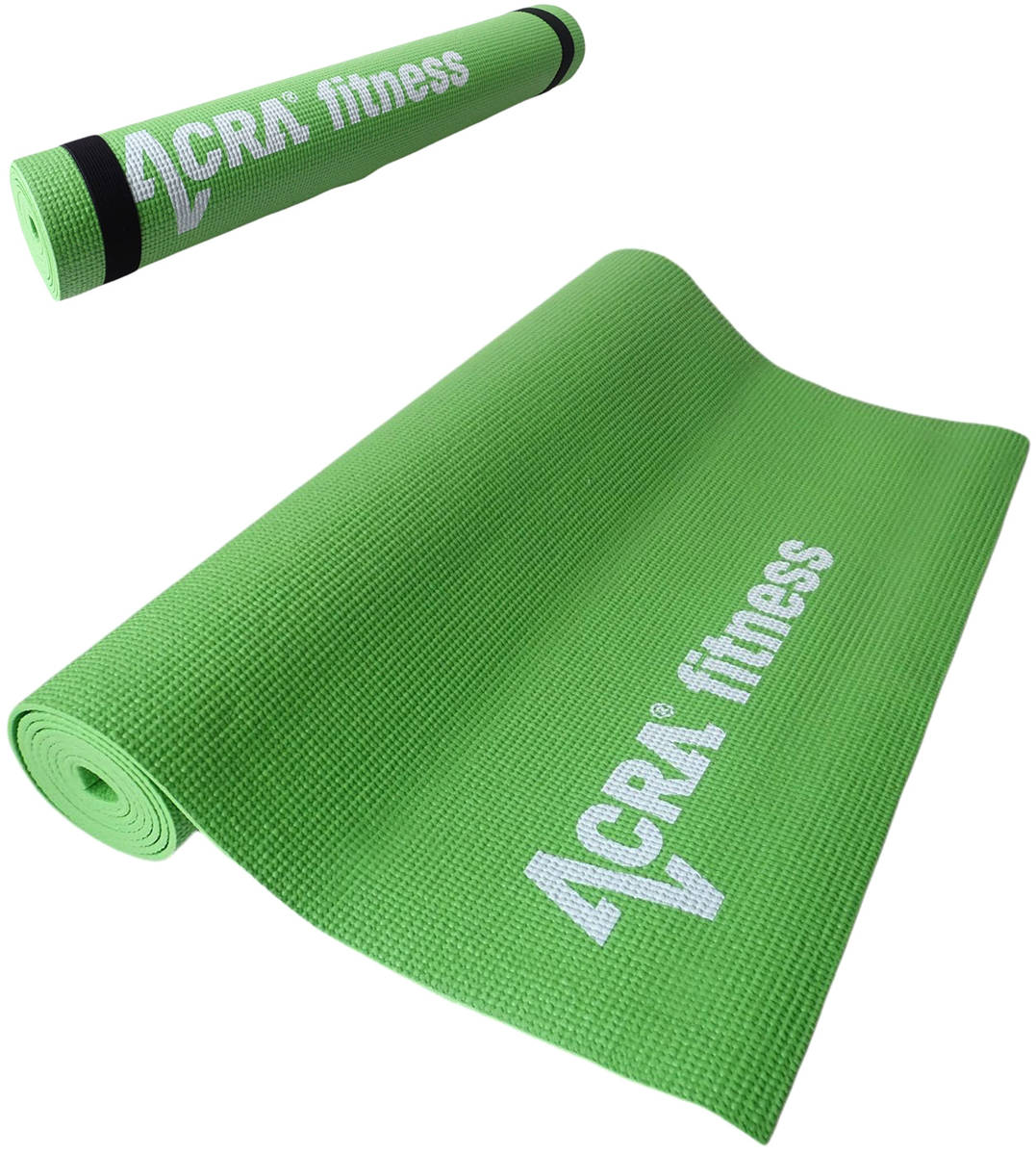 ACRA Fitness podložka Yoga 173x61cm zelená na cvičení