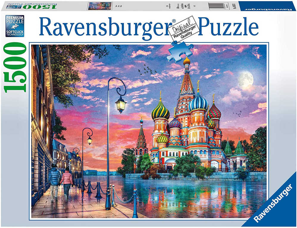Fotografie RAVENSBURGER Puzzle Moskva 1500 dílků 80x60cm foto skládačka Ravensburger