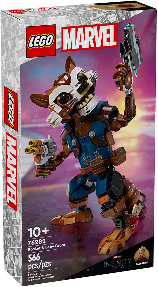 LEGO MARVEL Rocket a malý Groot 76282 STAVEBNICE