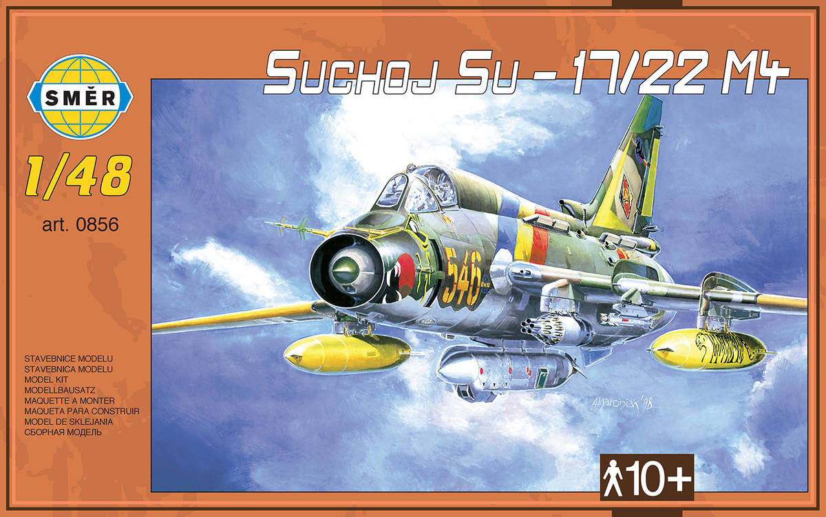 SMĚR Model bojové letadlo Suchoj SU-17/22 M4 (stavebnice letadla)