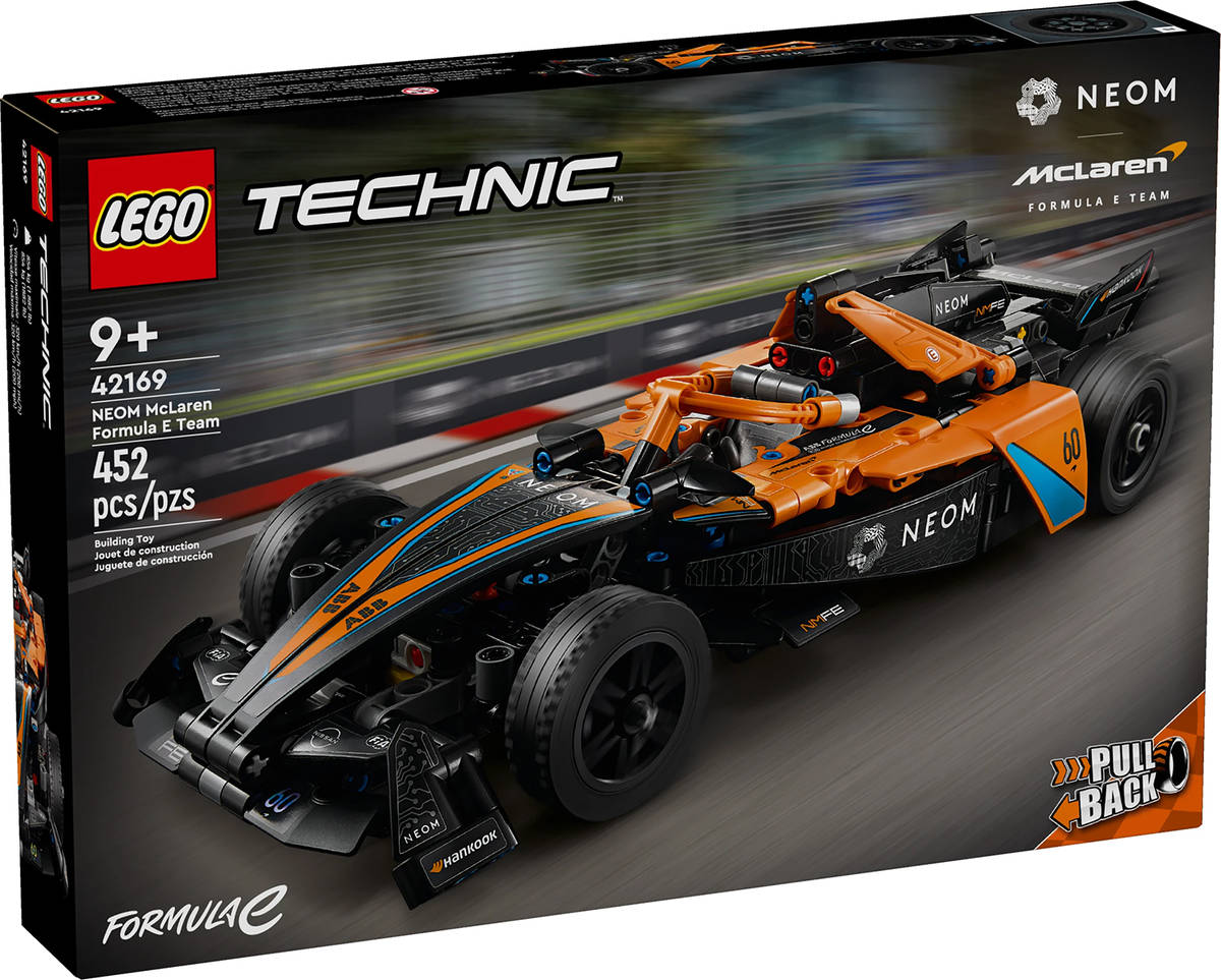 LEGO TECHNIC NEOM Auto McLaren Formula E Race Car 42169 STAVEBNICE