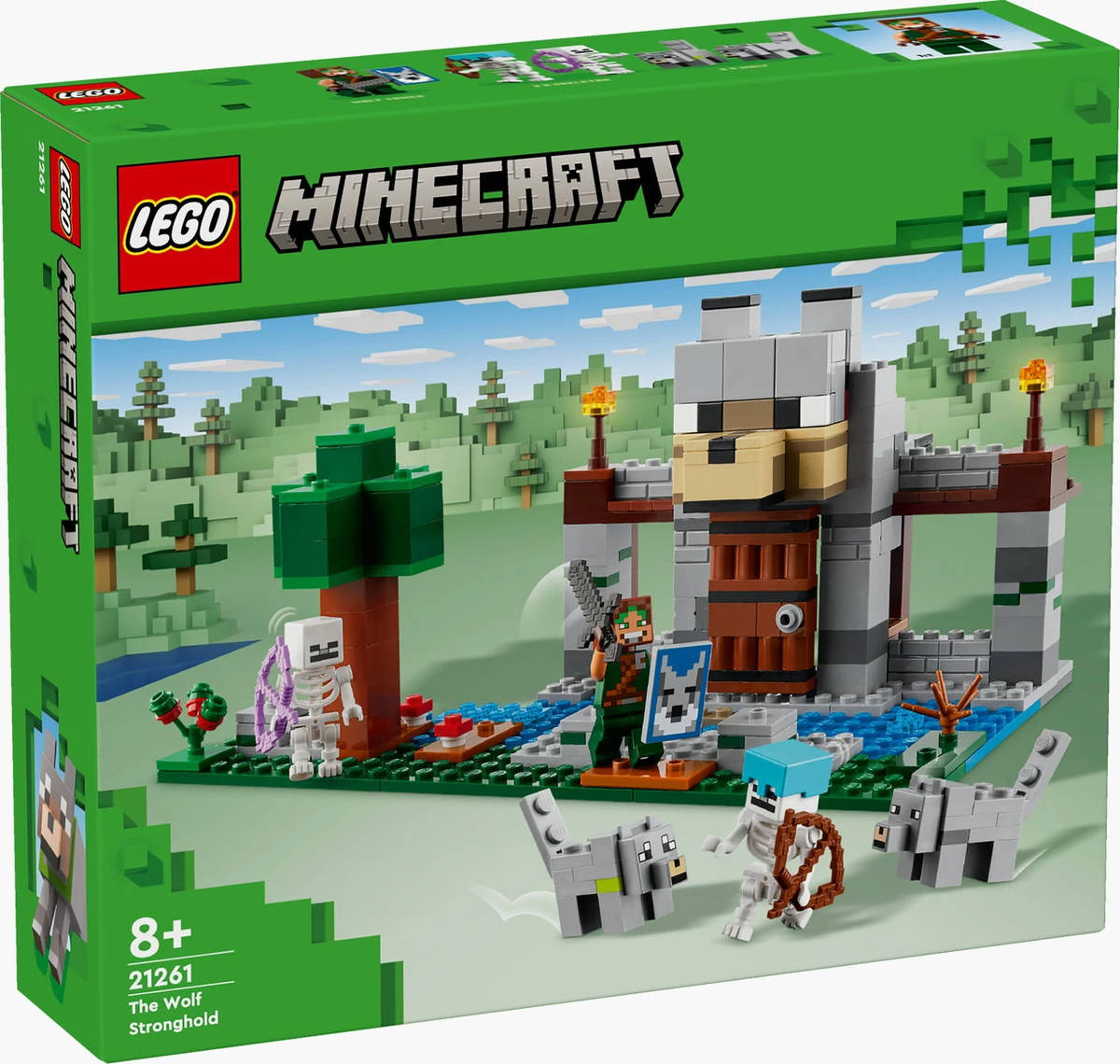 LEGO MINECRAFT Vlčí pevnost 21261 STAVEBNICE
