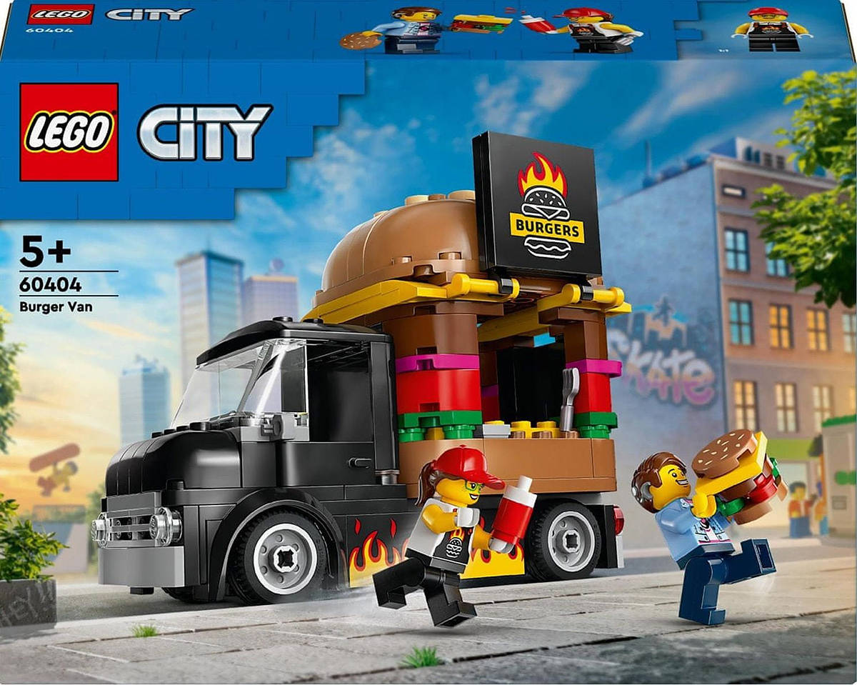 Fotografie LEGO CITY Auto hamburgerový truck 60404 STAVEBNICE