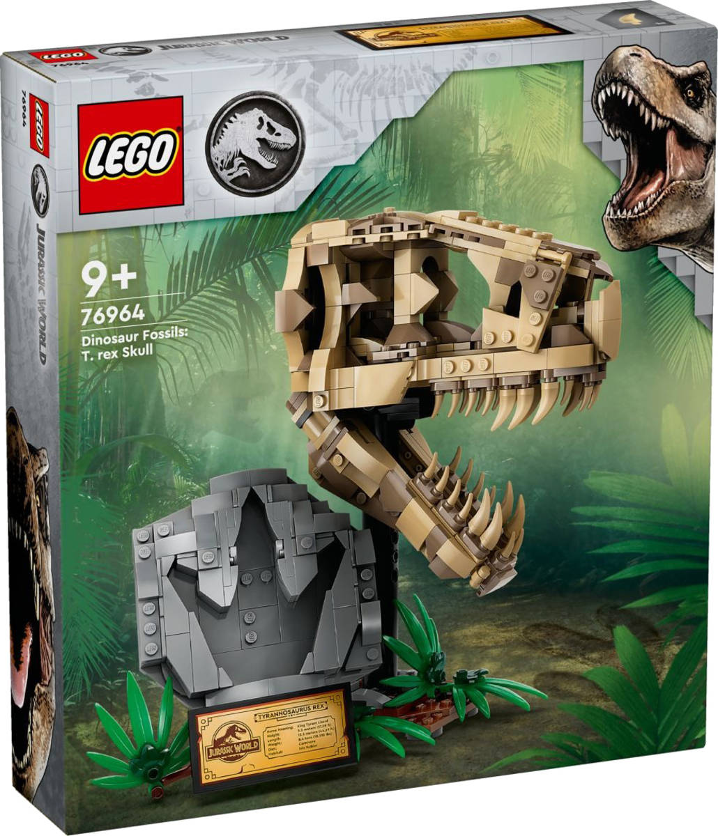 Fotografie LEGO JURASSIC WORLD Dinosauří fosilie: Lebka T-Rexe 76964 STAVEBNICE