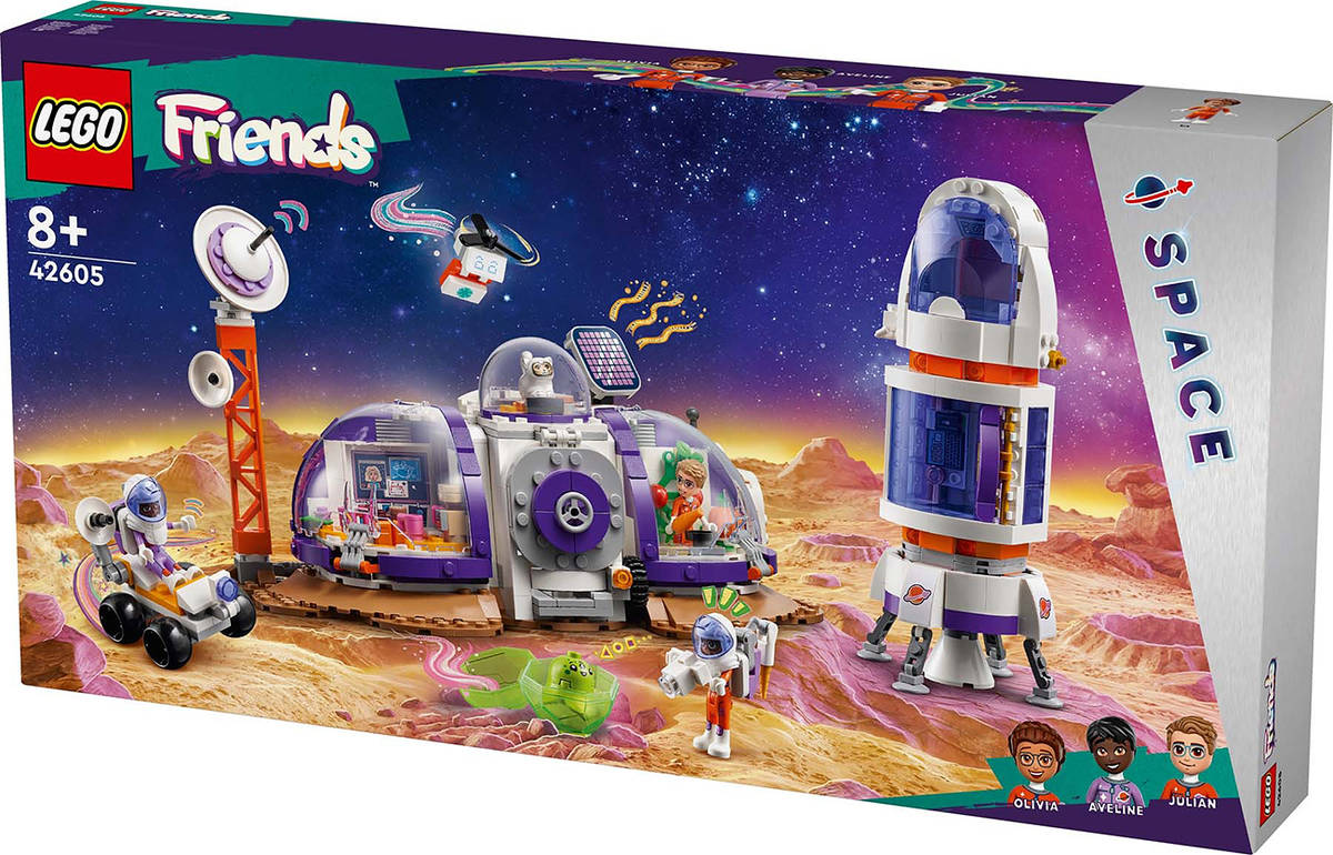 Fotografie LEGO FRIENDS Základna na Marsu a raketa 42605 STAVEBNICE