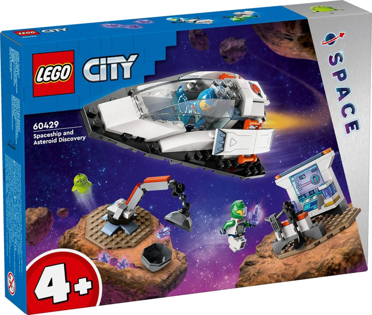 Fotografie LEGO CITY Vesmírná loď a objev asteroidu 60429 STAVEBNICE