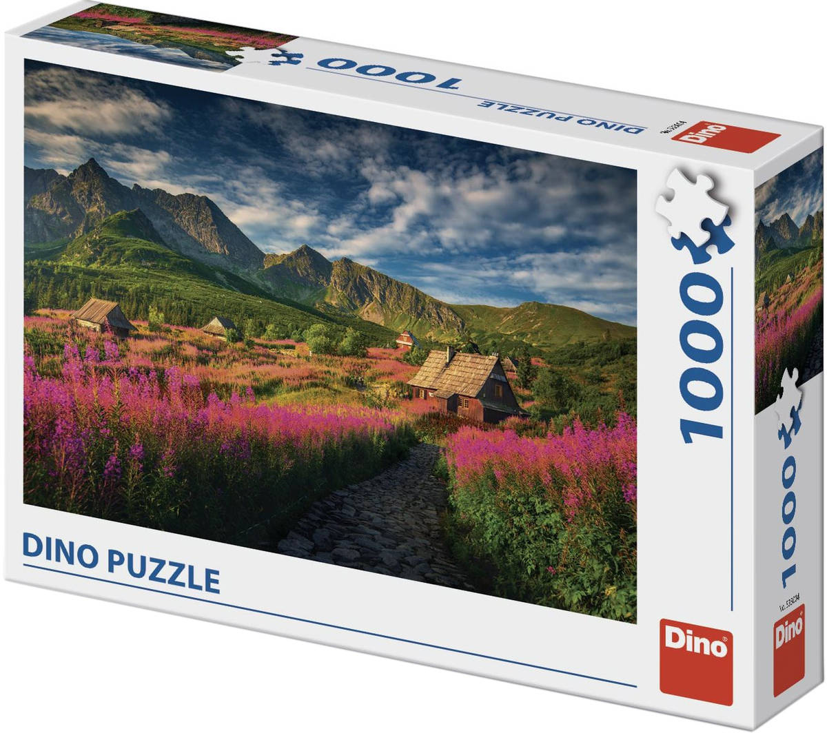 Fotografie DINO Puzzle Gaseinicova dolina 66x47cm foto skládačka 1000 dílků v krabici