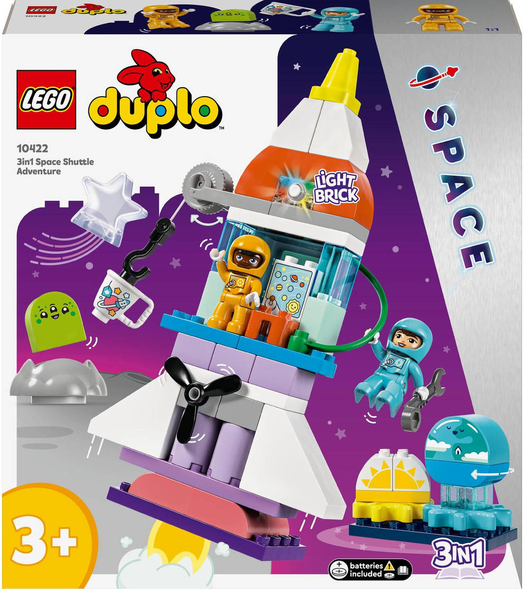 LEGO DUPLO Vesmírné dobrodružství s raketoplánem 3v1 10422 STAVEBNICE