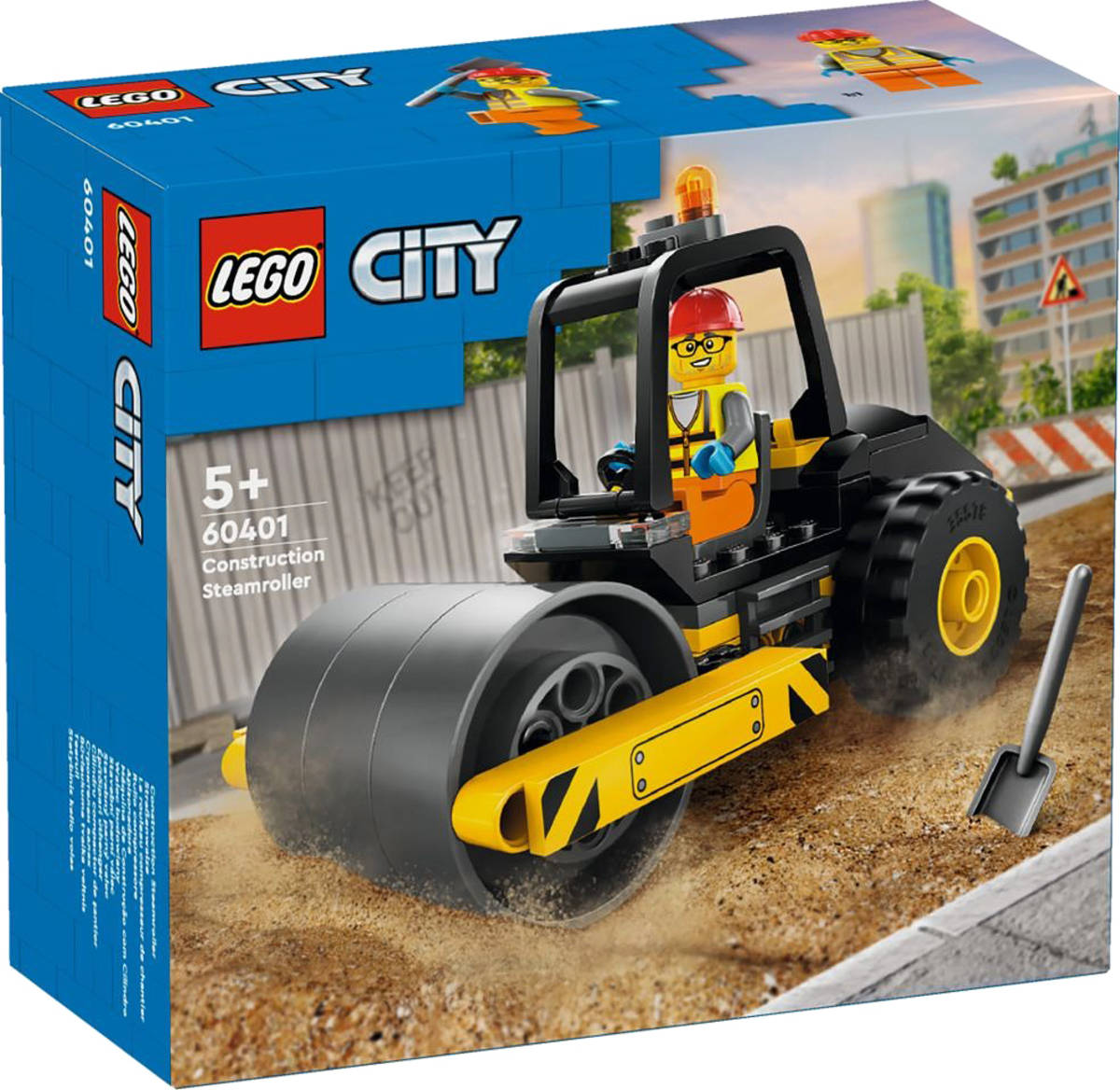 LEGO CITY Stavební parní válec 60401 STAVEBNICE