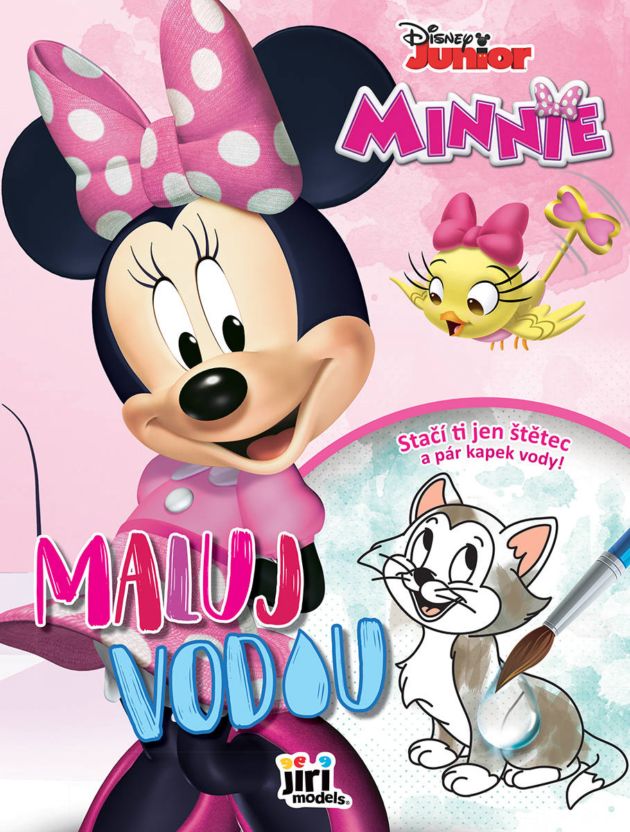 Fotografie JIRI MODELS Maluj vodou A4 Disney Minnie Mouse omalovánky