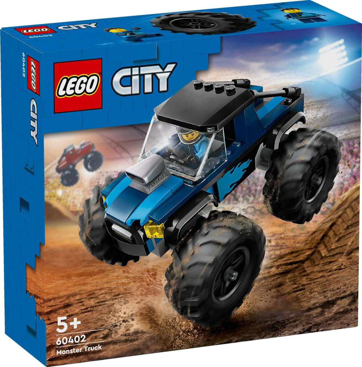 Fotografie LEGO CITY Auto modrý monster truck 60402 STAVEBNICE