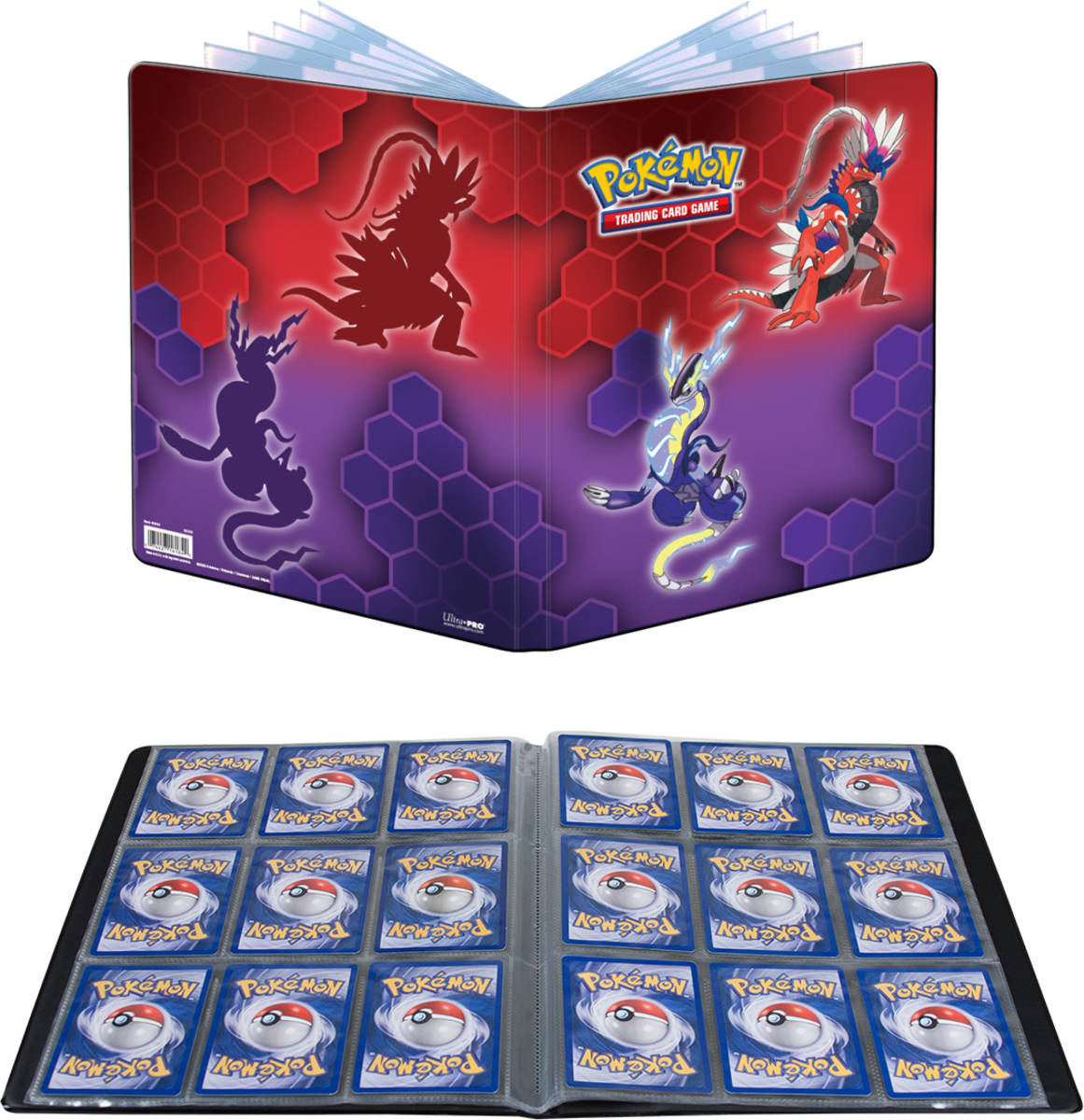 ADC Pokémon Ultra Pro Koraidon Miraidon album sběratelské A4 na 180 karet