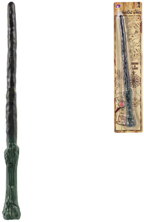 Fotografie Kouzelnická hůlka na baterie, plast, 36 cm