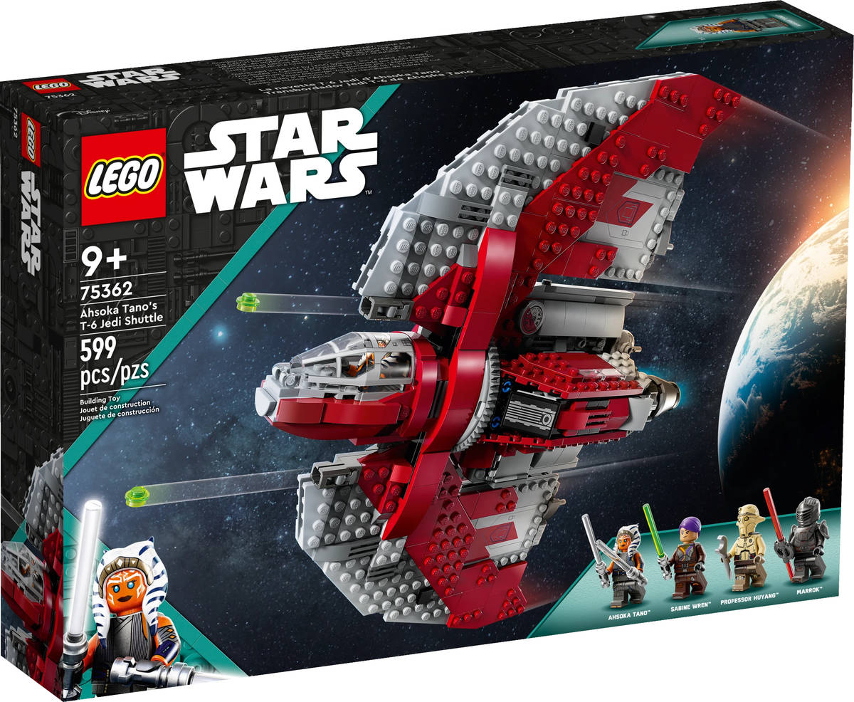 Fotografie LEGO STAR WARS Jediský raketoplán T-6 Ahsoky Tano 75362 STAVEBNICE