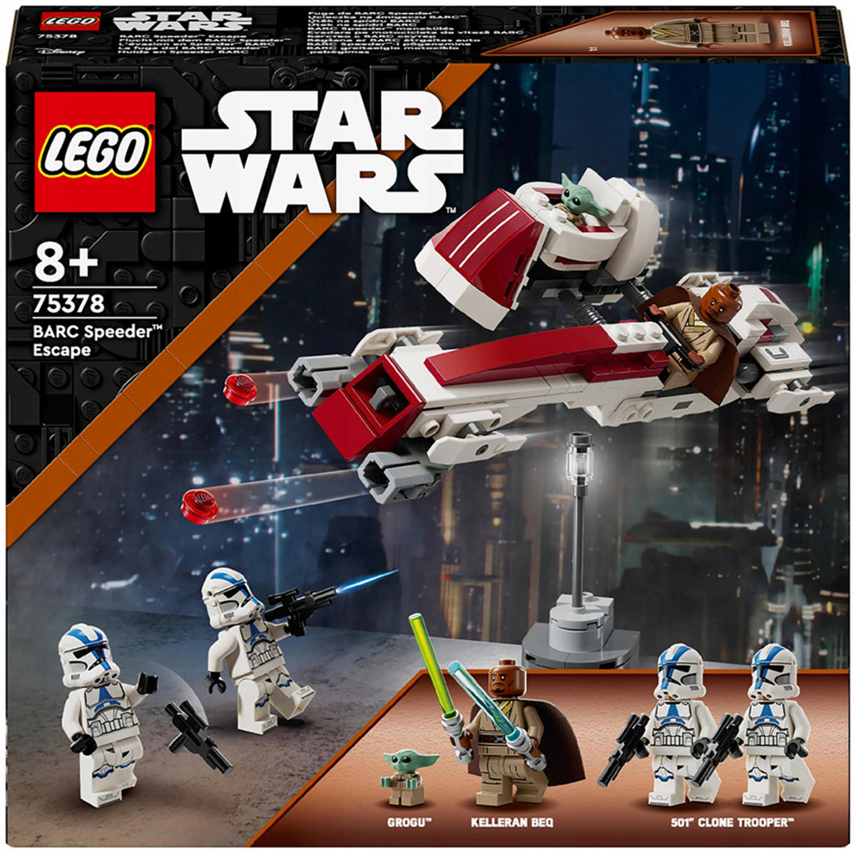 LEGO STAR WARS Útěk na spídru BARC 75378 STAVEBNICE