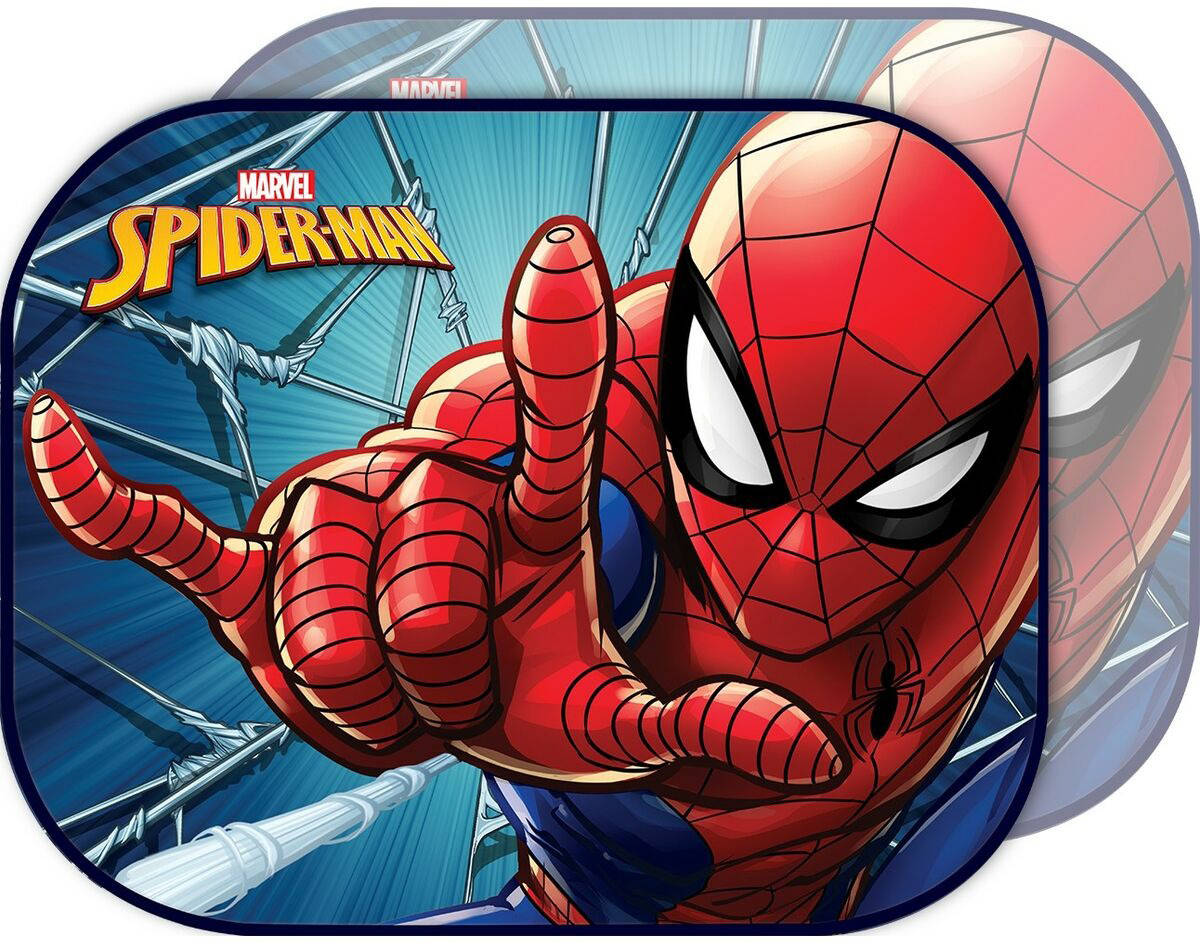 Sluneční clona Spiderman baby stínítko set 2ks na sklo do auta