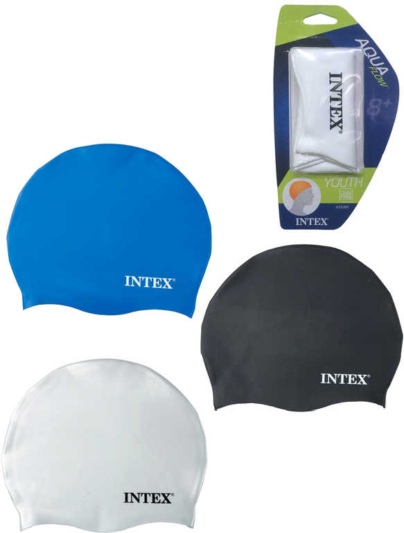 Fotografie INTEX Koupací čepice univerzální na kartě 3 barvy 55991