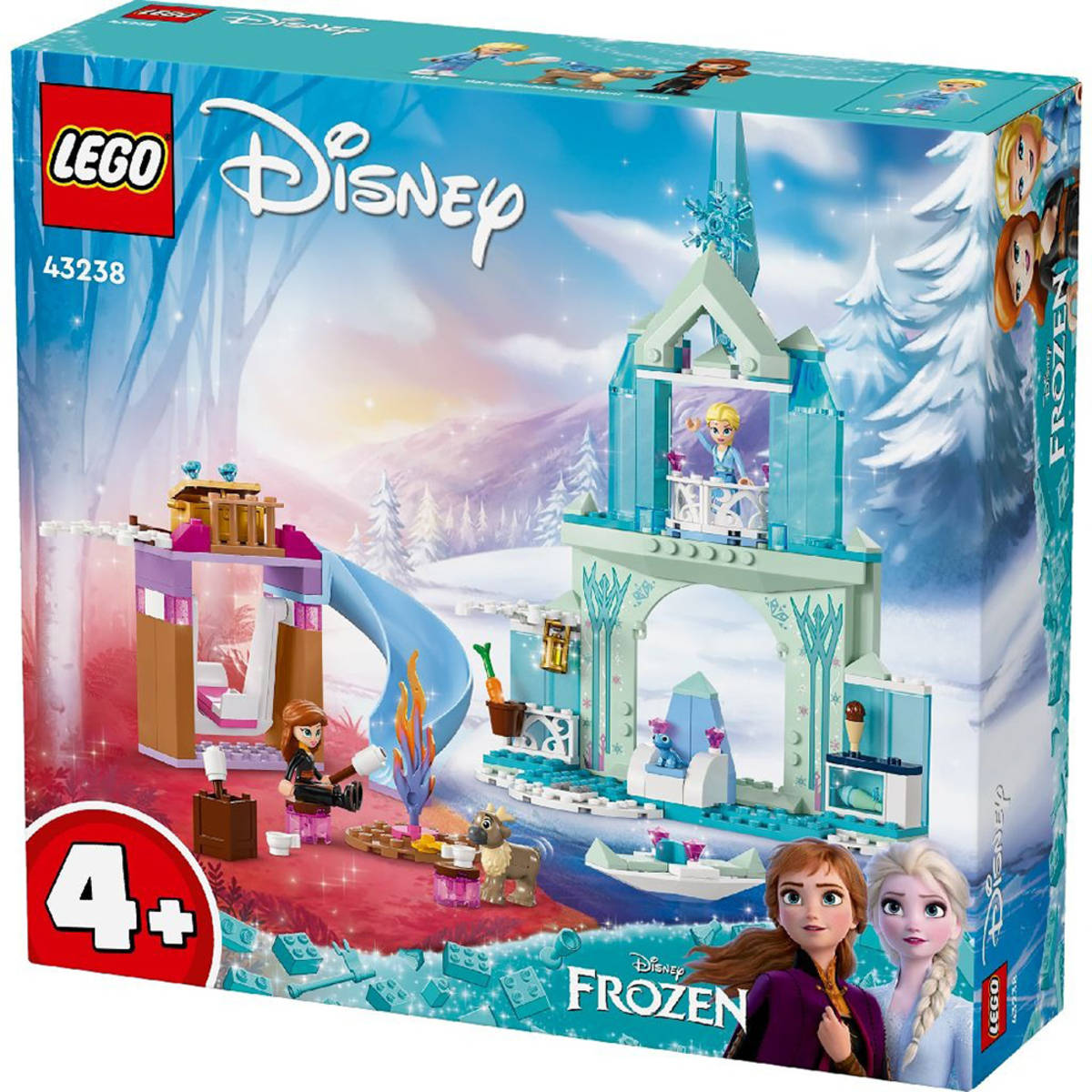 Fotografie LEGO DISNEY FROZEN Elsa a hrad z Ledového Království 43238 STAVEBNICE