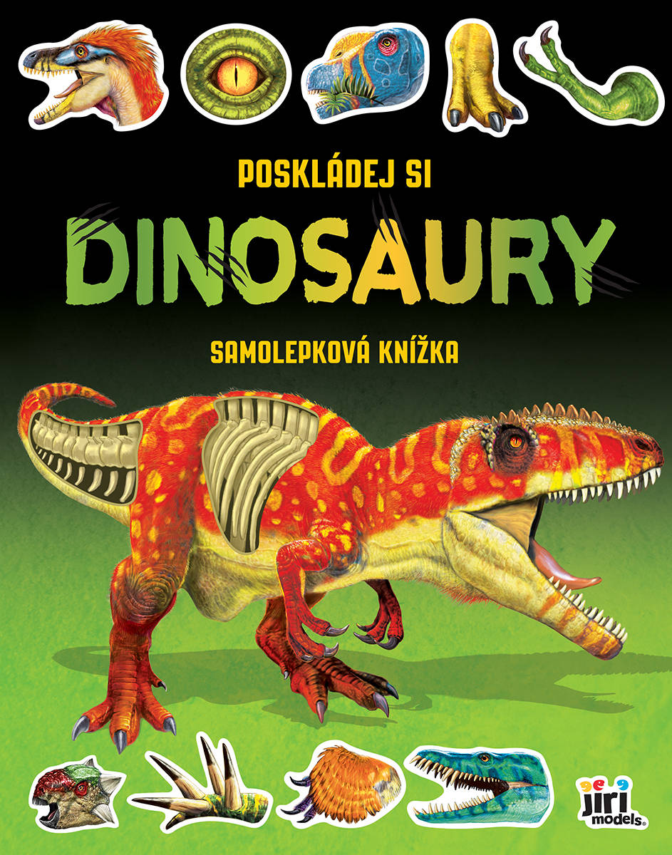 JIRI MODELS Poskládej si dinosauři samolepková knížka
