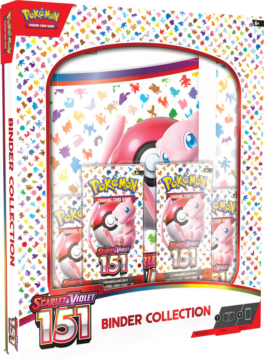 ADC Hra Pokémon TCG: Scarlet Violet 151 album sběratelské na 360 karet + 4x booster
