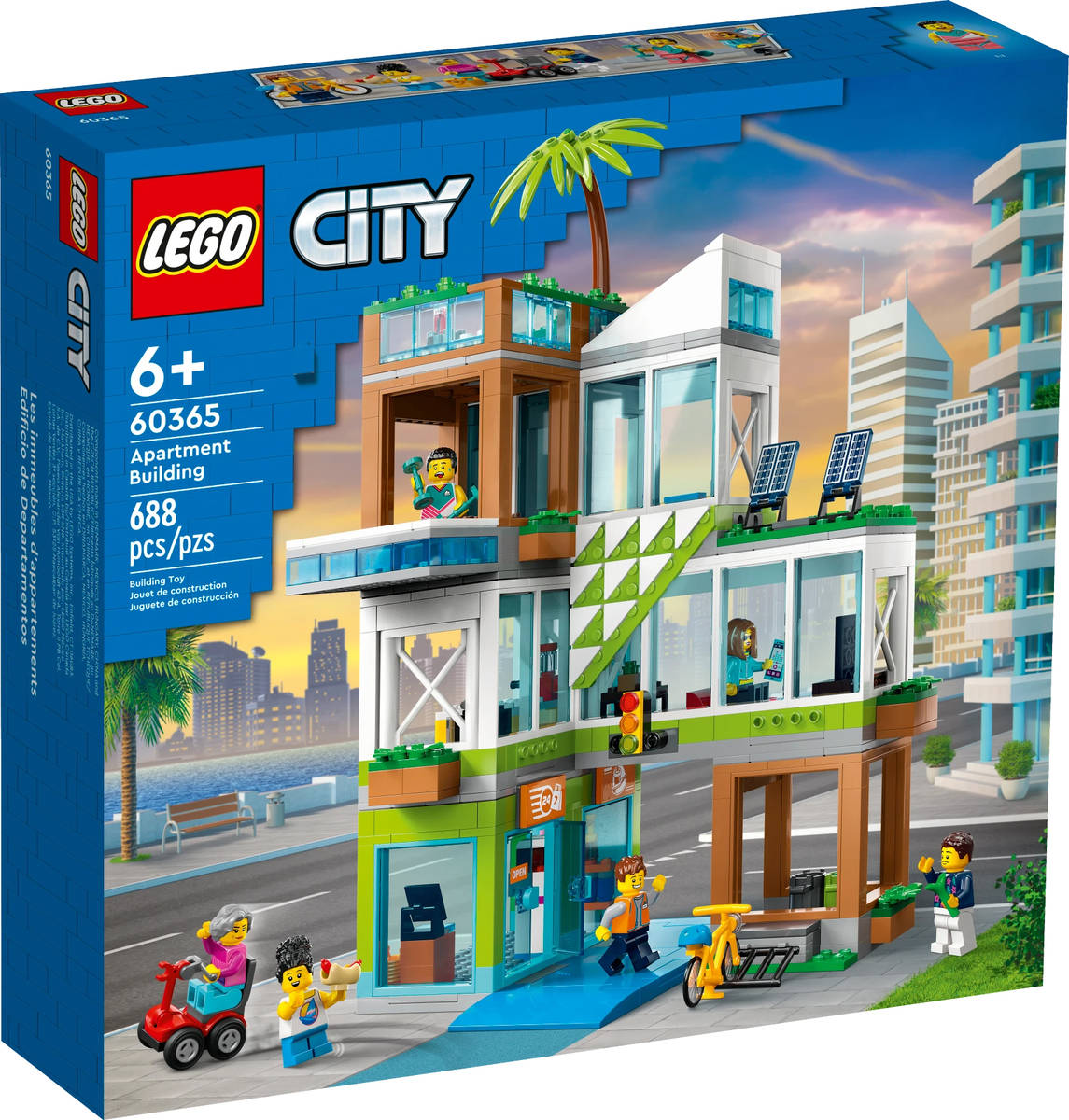 Fotografie LEGO CITY Bytový komplex 60365 STAVEBNICE
