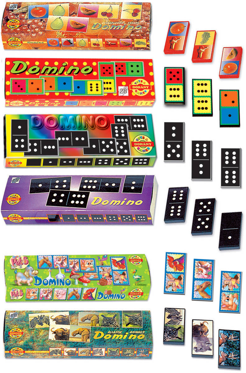 Hra Domino velké 6 druhů *SPOLEČENSKÉ HRY*