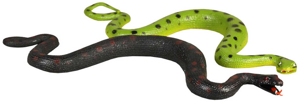 Fotografie Had gumové zvířátko 50cm 2 druhy v sáčku