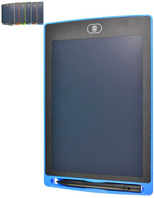 Tabulka tablet kreslící magická 23x15cm set s perem na baterie 6 barev v krabici