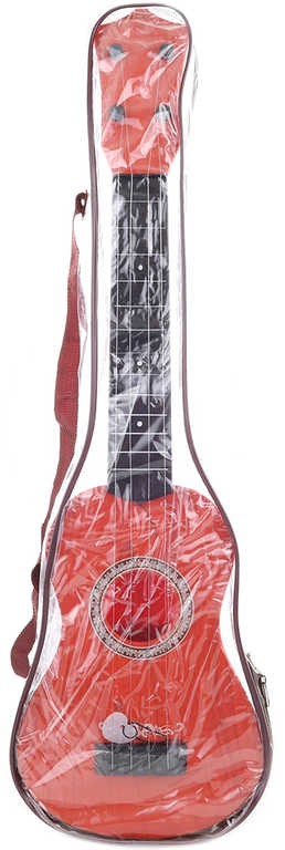 Fotografie Kytara dětská klasická akustická 60cm v pouzdře s trsátkem *HUDEBNÍ NÁSTROJE*