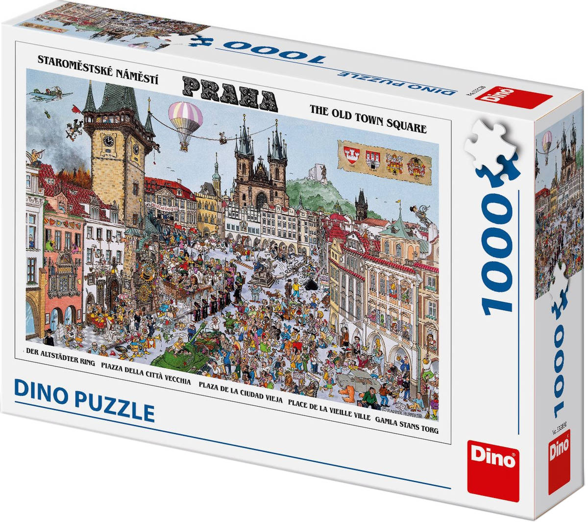 Fotografie DINO Puzzle Staroměstské náměstí 66x47cm skládačka 1000 dílků