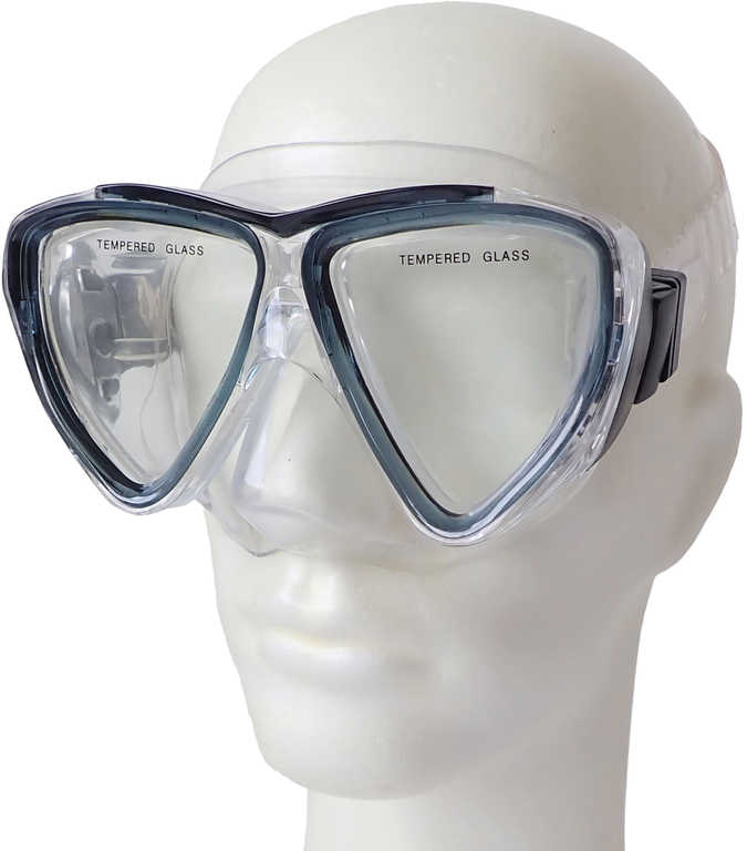 BROTHER Potápěčské brýle maska Coral Junior tvrzené sklo šedé P59959