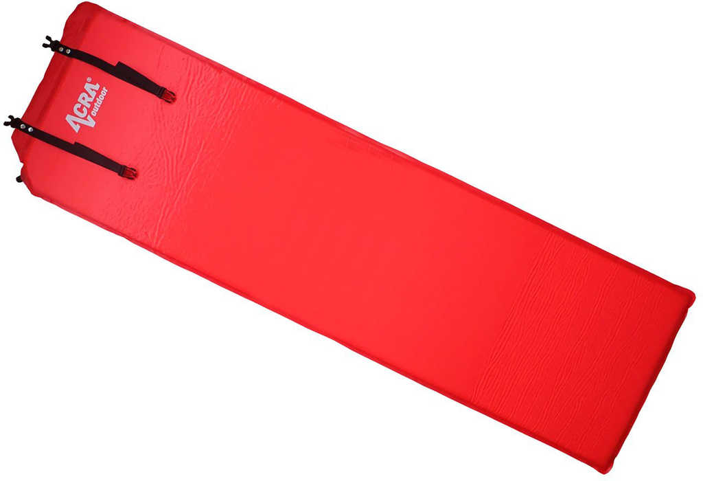 ACRA Karimatka (matrace) samonafukovací 186x53x3cm červená L32