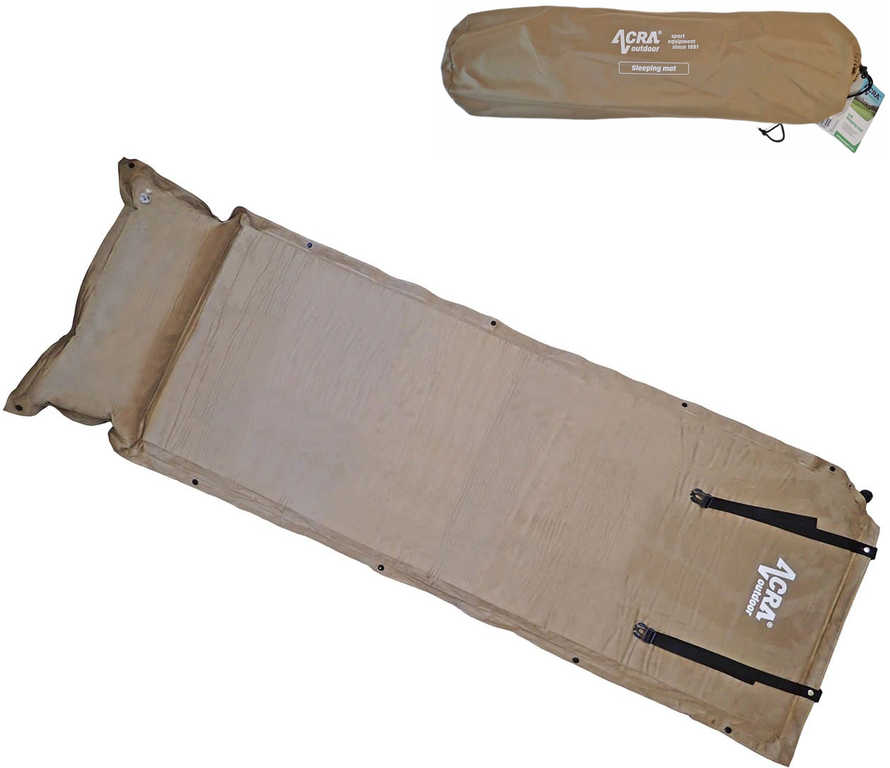 Samonafukovací karimatka (matrace) potažená s polštářkem 200x66x5cm L45