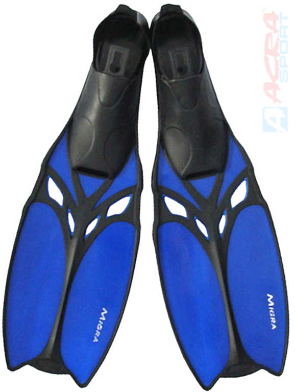 ACRA Ploutve potápěčské do vody Migra vel. EU 39-40 gumová botička různé barvy