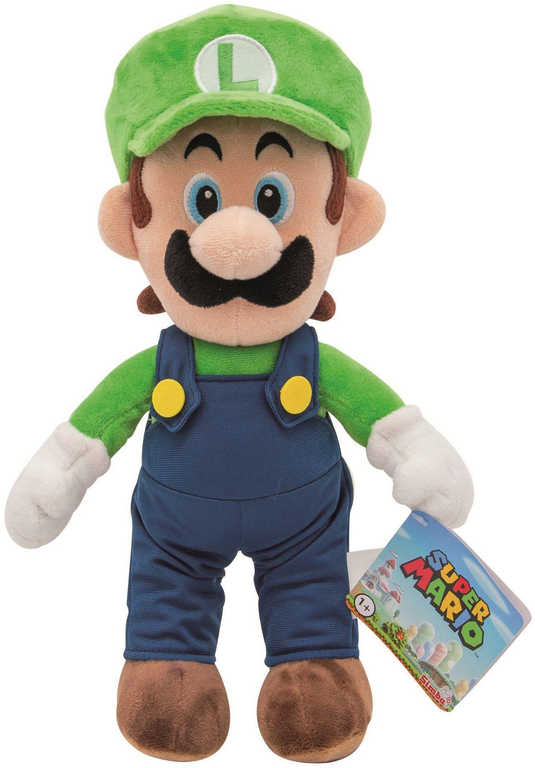 Fotografie SIMBA - Plyšová Figurka Super Mario Luigi, 30 Cm SIMBA